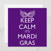 KEEP CALM IT'S MARDI GRAS SEASON (Front/Back)