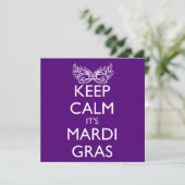 KEEP CALM IT'S MARDI GRAS SEASON (Standing Front)
