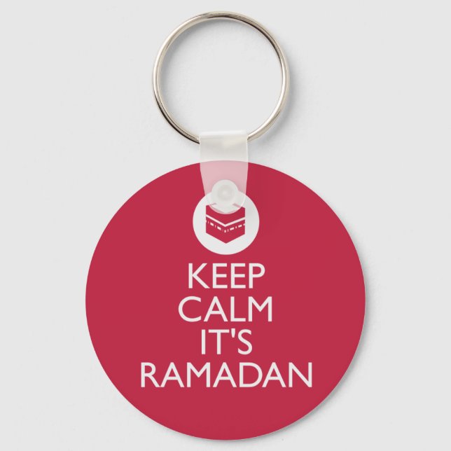 keep calm its ramadan keychain (Front)