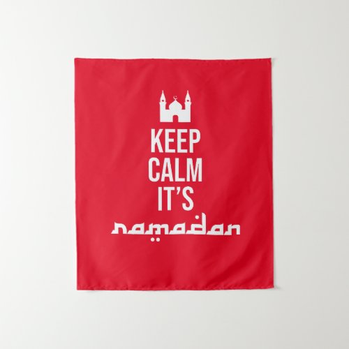 Keep Calm Its Ramadan Muslim Isalmic Tapestry