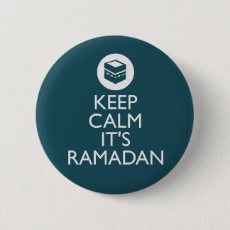 keep calm its ramadan pinback button