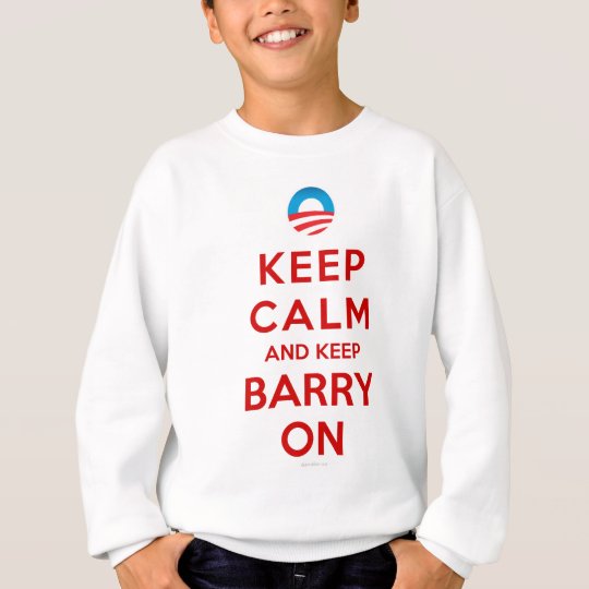 Keep Calm Keep Barry On Sweatshirt