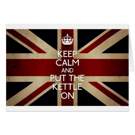 Keep Calm (kettle on) Cards (Front Horizontal)