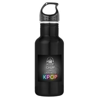KEEP CALM (Kpop version) Water Bottle