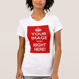 Keep Calm Ladies Petite T-Shirt
