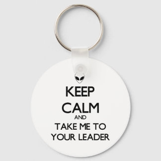 Keep Calm Leader Keychain