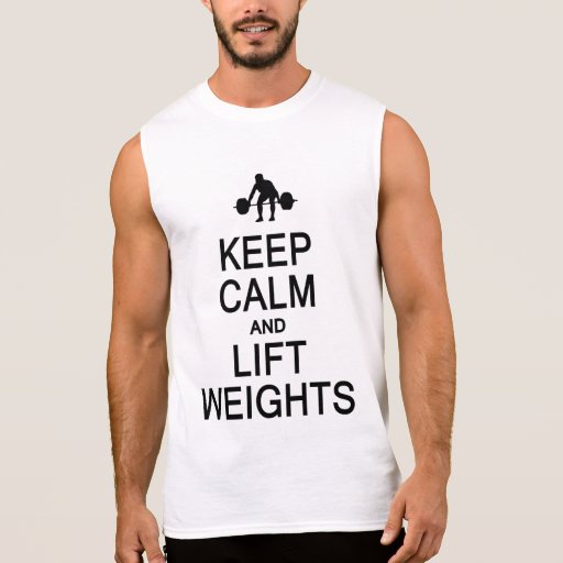 Keep Calm & Lift Weights shirt - choose style | Zazzle