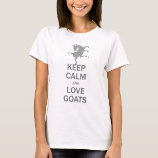 Keep Calm Love Goats T-Shirt