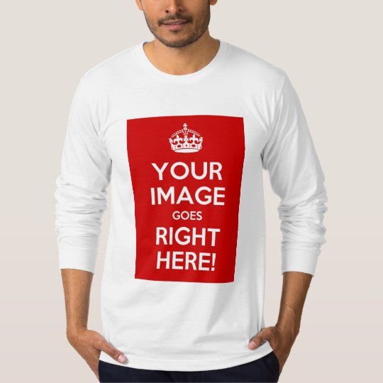 Keep Calm Men's Long-Sleeve American Apparel Tee