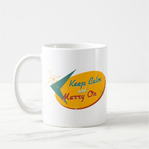 Keep Calm & Merry On Coffee Mug