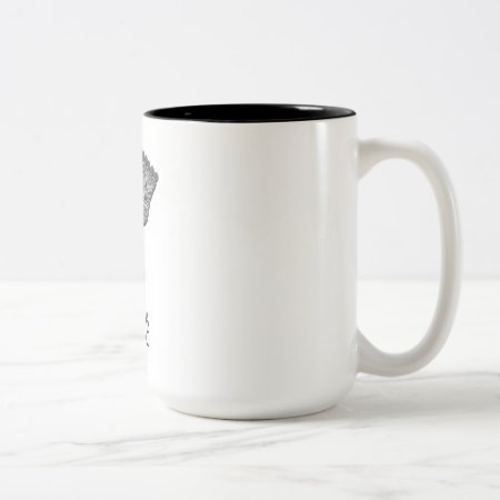 Keep Calm Mosaic Artist Two-tone Coffee Mug