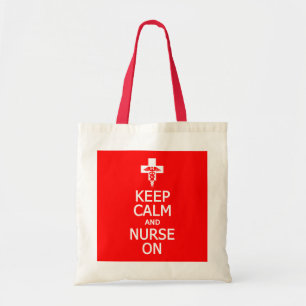 Keep Calm & Nurse On bag - choose style & color