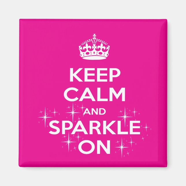 Keep Calm Pageant Magnet (Front)