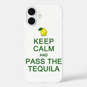 Keep Calm & Pass The Tequila iPhone 4 Case-Mate 16 Case