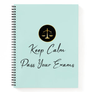 Keep Calm. Pass Your Exams Notebook