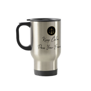 Keep Calm. Pass Your Exams Travel Mug
