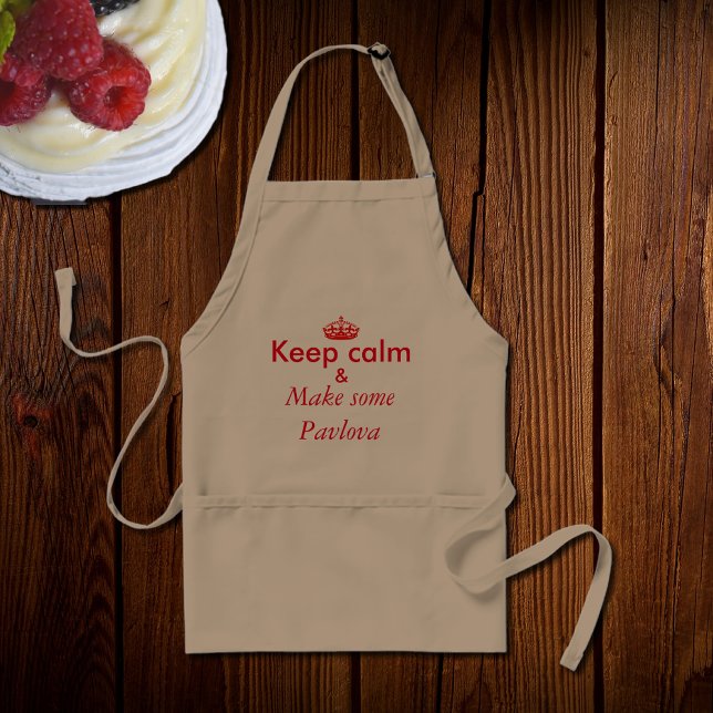 keep calm -Pavlova Adult Apron (Creator Uploaded)