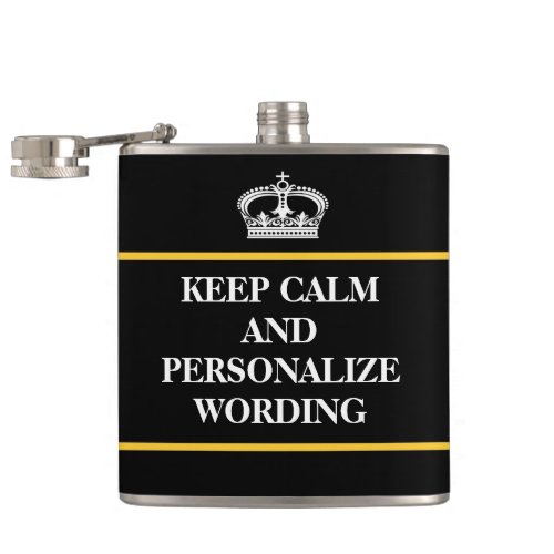 Keep Calm Personalize online template Flask