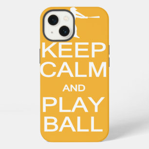 Keep Calm & Play Ball custom cases