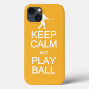 Keep Calm & Play Ball custom cases