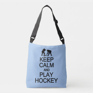 Keep Calm & Play Hockey custom color bags