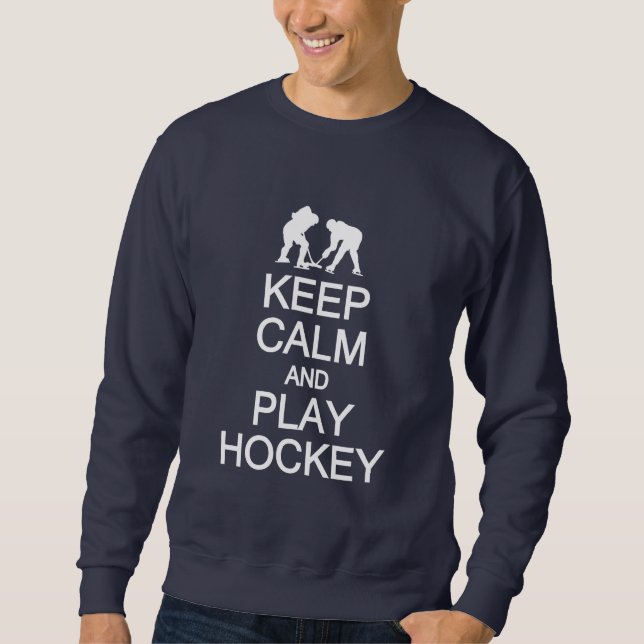 Keep Calm & Play Hockey shirt - choose style, colo (Front)
