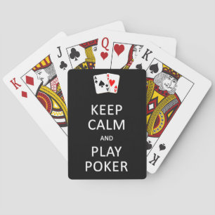Keep Calm & Play Poker playing cards