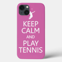 Keep Calm &amp; Play Tennis custom color cases