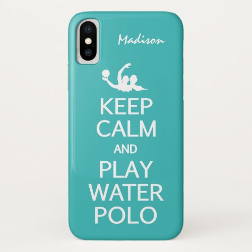 Keep Calm  Play Water Polo custom phone cases