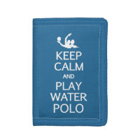 Keep Calm & Play Water Polo wallets
