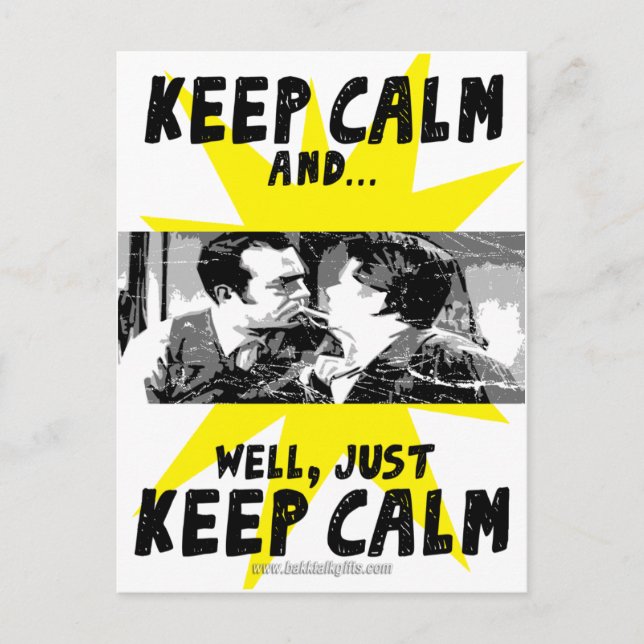 Keep Calm... Postcard (Front)
