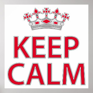 Keep calm poster