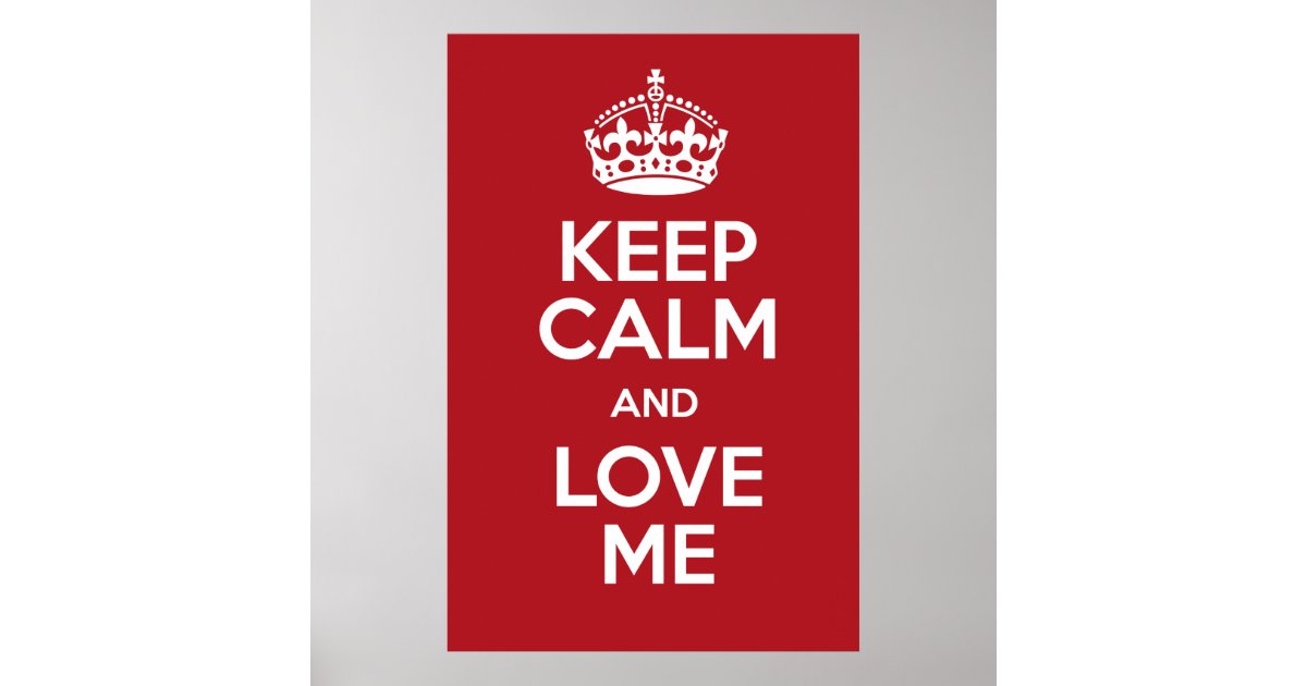 Keep Calm Poster | Zazzle