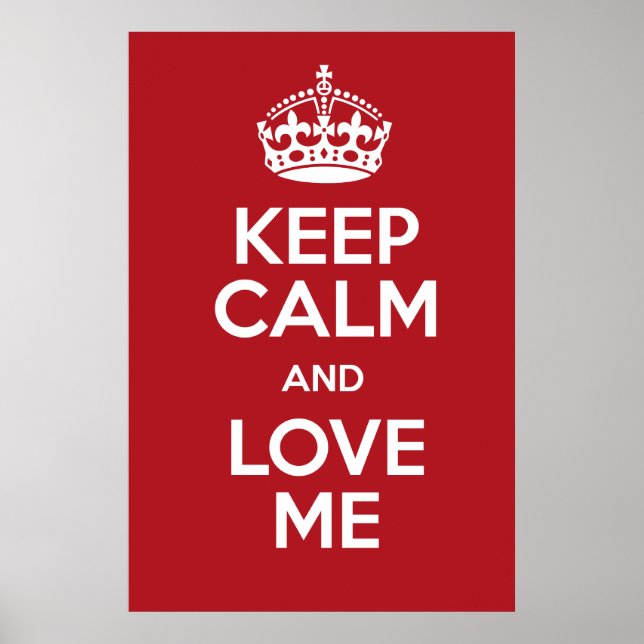 Keep Calm Poster (Front)