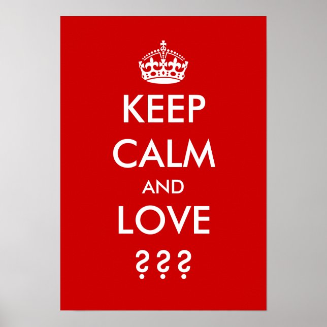 Keep calm posters (Front)