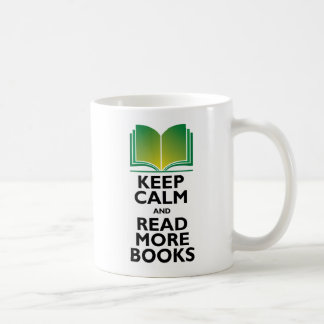 "Keep Calm & Read More Books" Mug