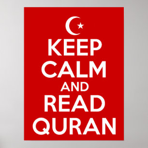 Keep Calm Read Quran Poster
