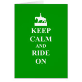 Keep calm & ride on (Front)