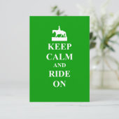 Keep calm & ride on (Standing Front)