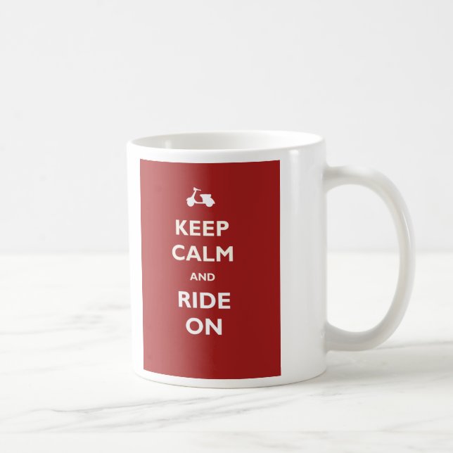 Keep Calm Ride Scooter Mug (Right)