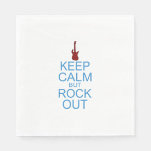 Keep Calm Rock Out - Parody Paper Napkins