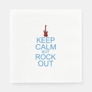 Keep Calm Rock Out - Parody Paper Napkins