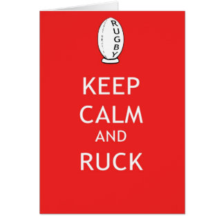 Keep Calm & Ruck Cards
