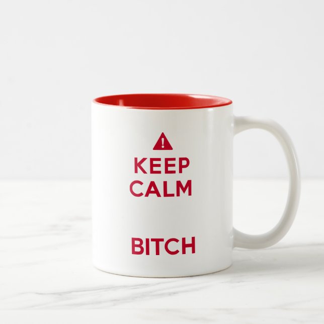 Keep Calm Sarcasm Parody Funny Mug (Right)