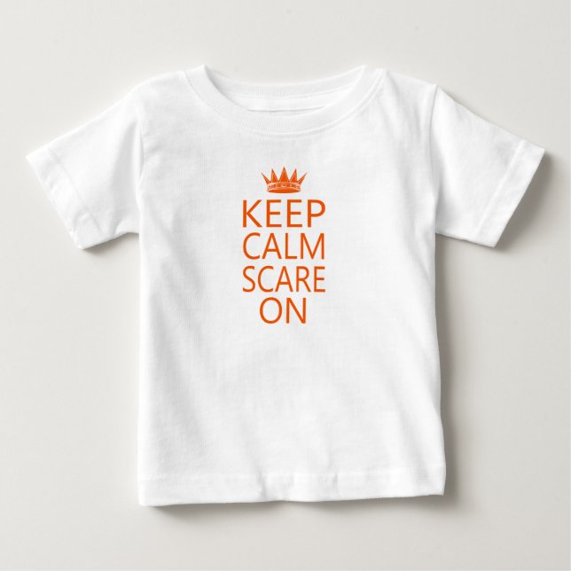 Keep Calm Scare On Crown Tee (Front)