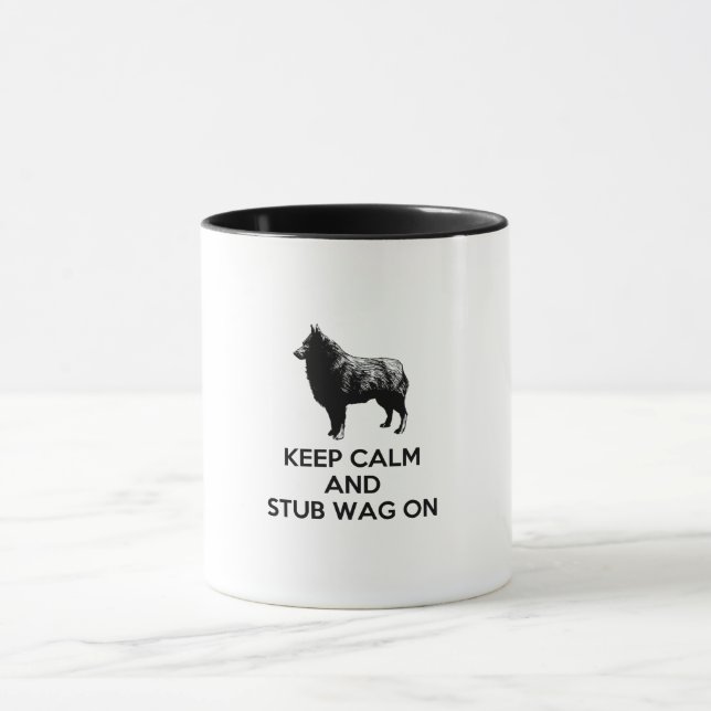Keep Calm Schipperke Mug (Center)