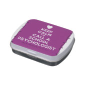 Keep Calm School Psychology Mints Jelly Belly Candy Tin (Side)