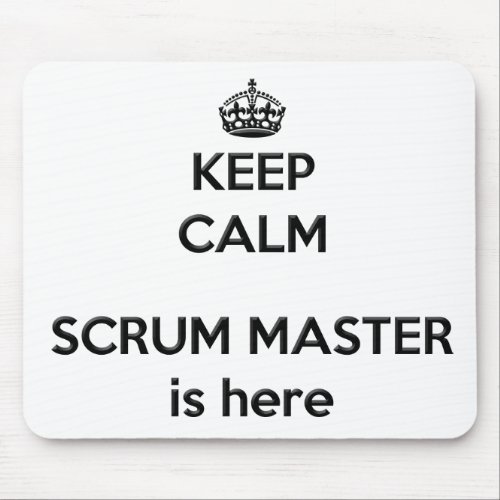 Keep Calm Scrum Master Mousepad