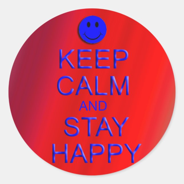 Keep Calm Sticker (Front)