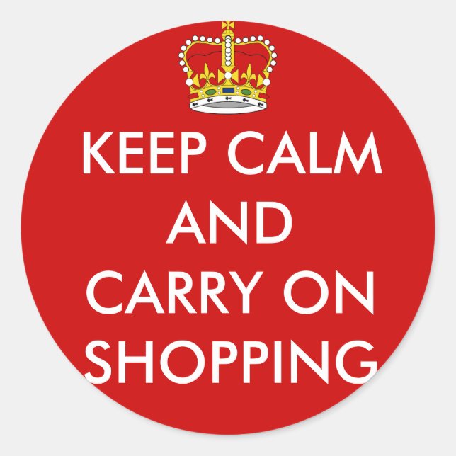KEEP CALM STICKER (Front)